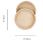 Wholesale Round Palm Leaf Plates - Eco Leaf Products