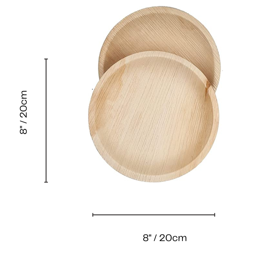 Wholesale Round Palm Leaf Plates - Eco Leaf Products