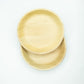 8" / 20cm Shallow Round Palm Leaf Disposable Plate - Eco Leaf Products