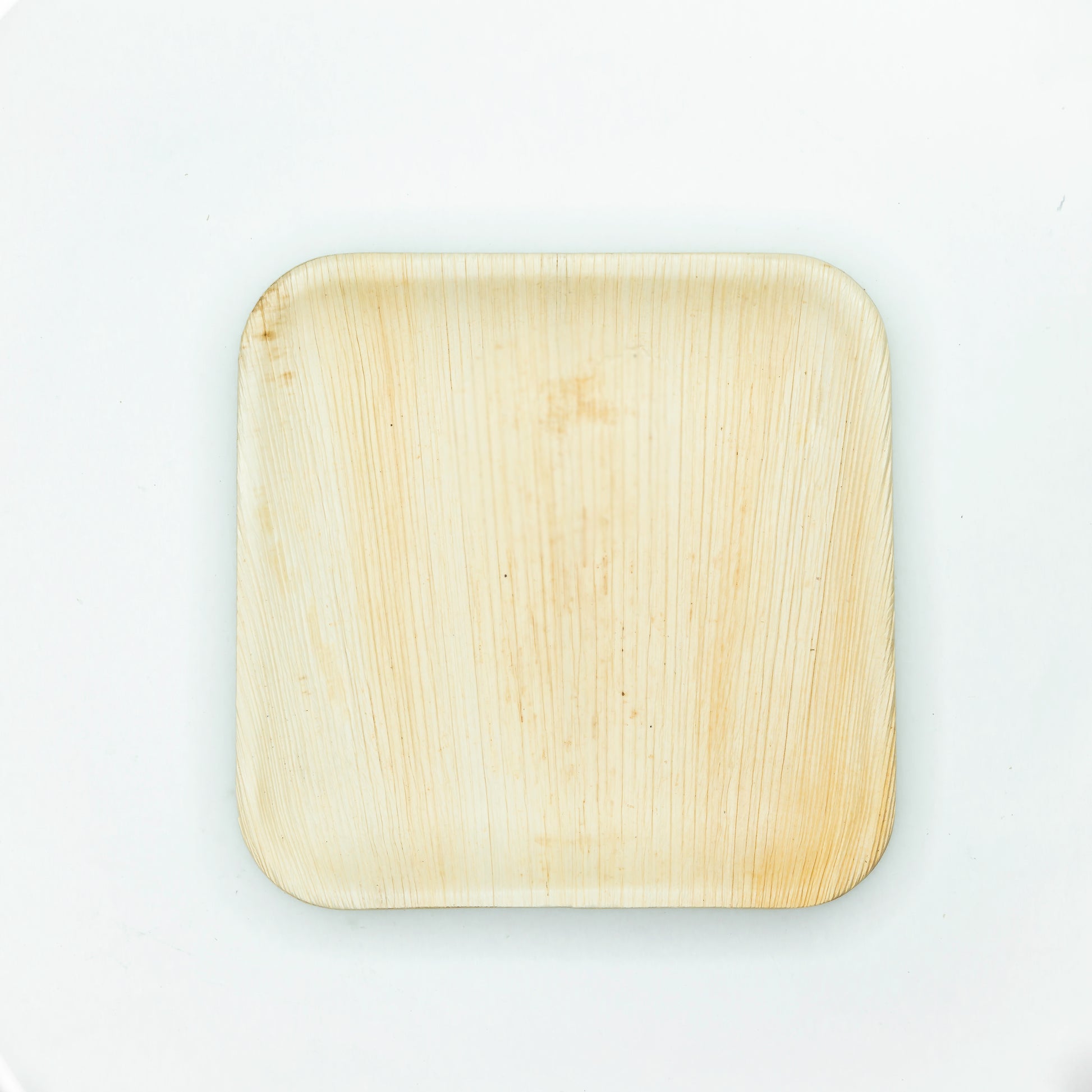 9" / 23cm Square Palm Leaf Disposable Plates - Eco Leaf Products