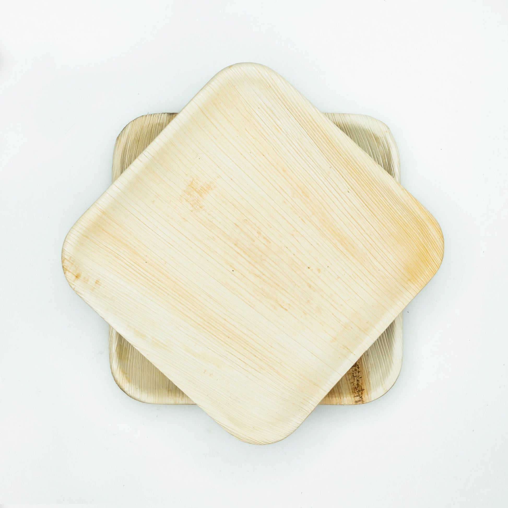 10" / 25 cm Square Palm Leaf Plate - Eco Leaf Products