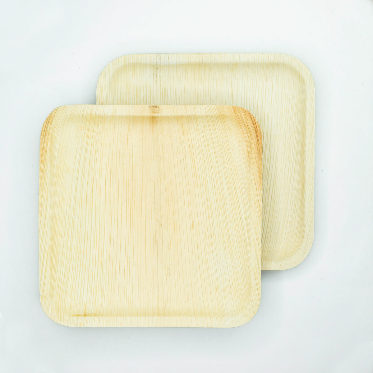 10" (25cm) Square Compostable Palm Leaf Plates – Eco Leaf Products