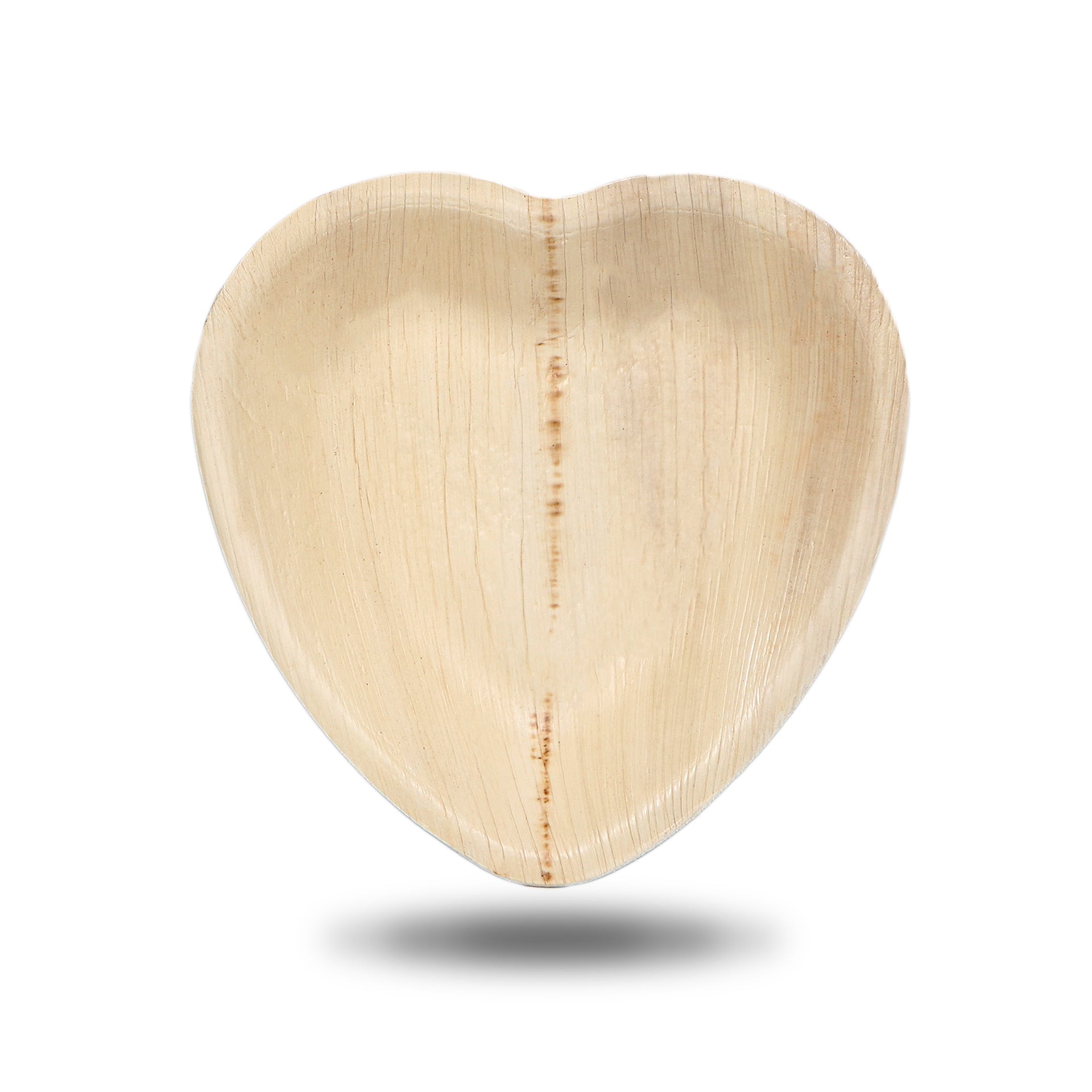 areca palm palm heart Wholesale Heart Shape Palm Leaf Plate