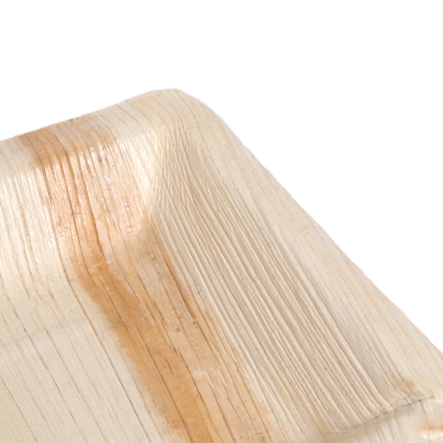 6.5" x 4.5" Rectangle Palm Leaf Tray - Eco Leaf Products