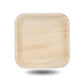 8" / 20 cm Square Palm Leaf Plate - Eco Leaf Products