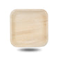 7" / 17.5 Square Palm Leaf Disposable Plates - Eco Leaf Products