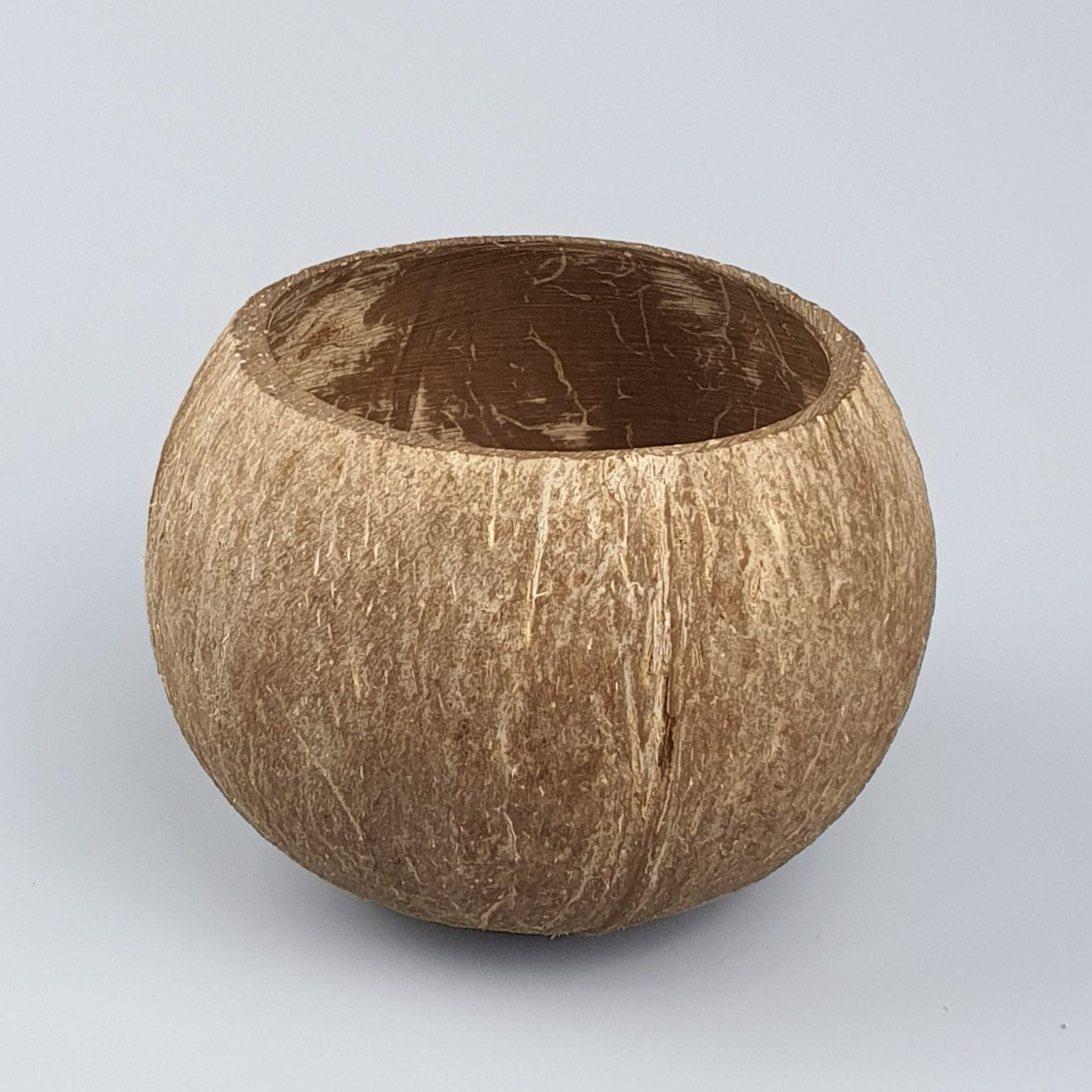 Large Semi Polished Natural Coconut Shell 400ml – Eco Leaf Products