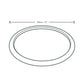 25cm (10") Round Bagasse Disposable Plate - Eco Leaf Products